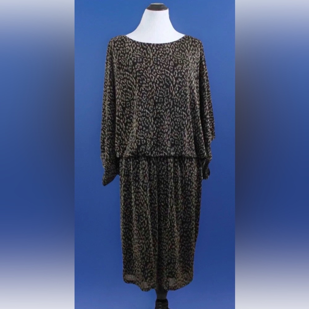 Eliza J Animal Print Ensemble gorgeous dress 18w New